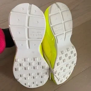 Gucci | Shoes | Gucci Neon Yellow Sneakers Mens Sz 45 Womens 